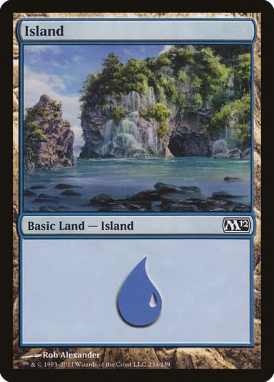 Island M12-234 Magic 2012 Magic card
