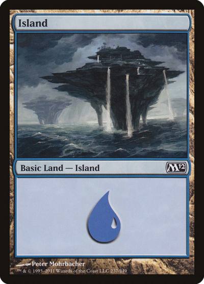 Island M12-237 Magic 2012 Magic card