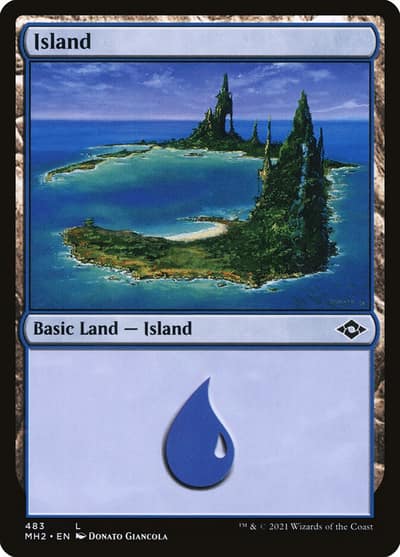 Island MH2-483 Modern Horizons 2 Magic card