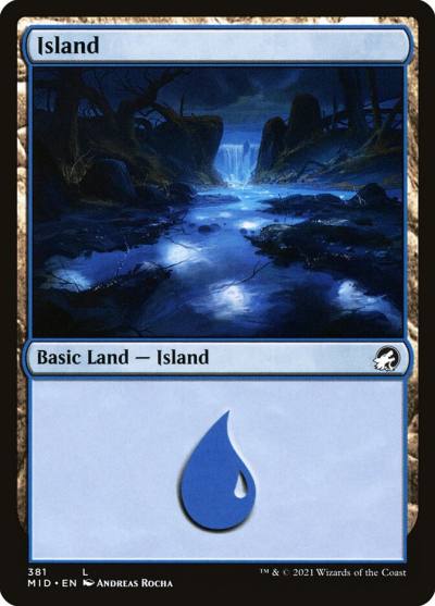 Island MID-381 Innistrad: Midnight Hunt Magic card