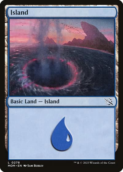 Island MOM-278 March of the Machine Magic card