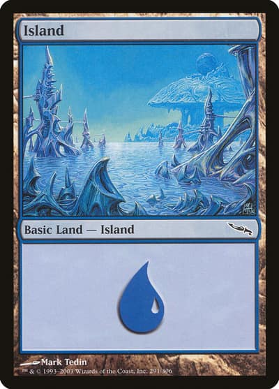 Island MRD-291 Mirrodin Magic card