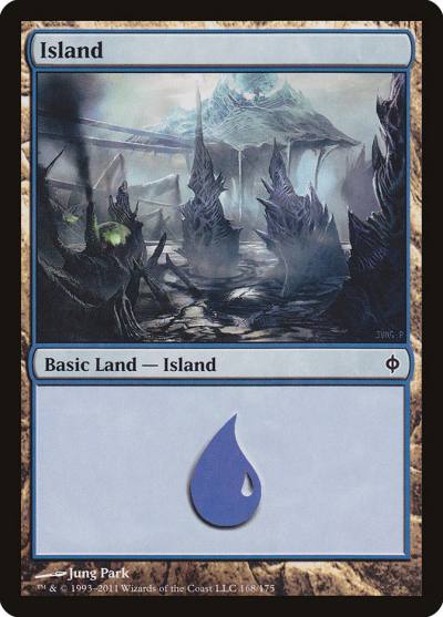 Island NPH-168 New Phyrexia Magic card