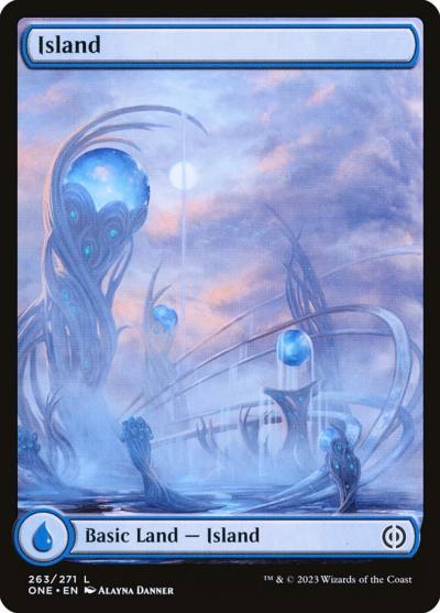 Island ONE-263 Phyrexia: All Will Be One Magic card