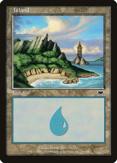 Island ONS-335 Onslaught Magic card
