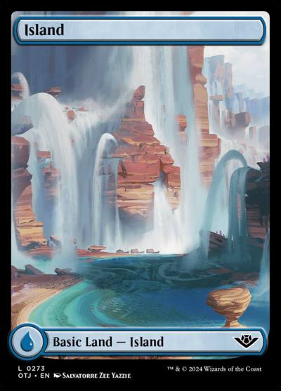 Island OTJ-273 Outlaws of Thunder Junction Magic card