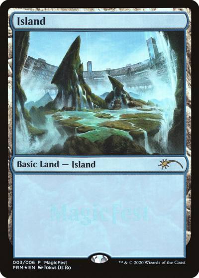 Island PF20-3 MagicFest 2020 Magic card