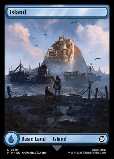 Island PIP-319 Fallout Magic card