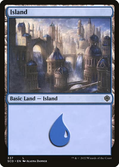 Island SCD-337 Starter Commander Decks Magic card