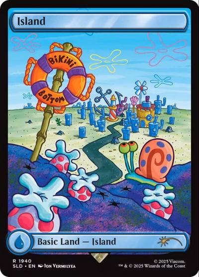 Island SLD-1940 Secret Lair Drop Magic card