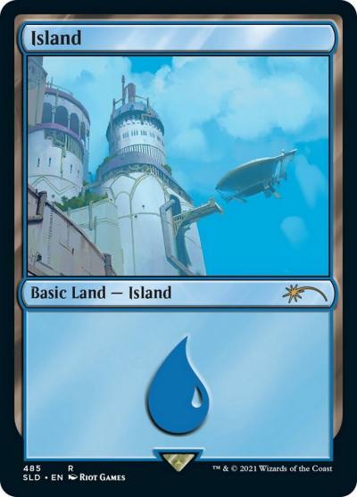 Island SLD-485 Secret Lair Drop Magic card