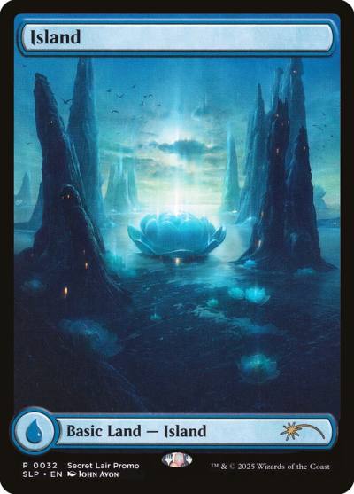 Island SLP-32 Secret Lair Showdown Magic card
