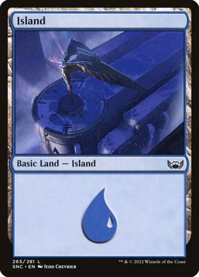 Island SNC-265 Streets of New Capenna Magic card