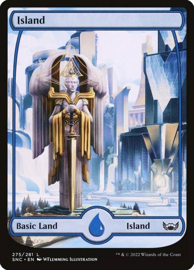 Island SNC-275 Streets of New Capenna Magic card