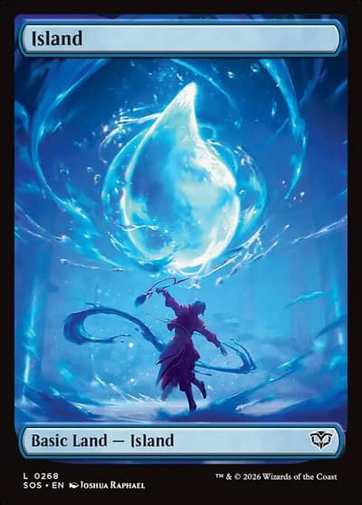 Island SOS-268 Secrets of Strixhaven Magic card
