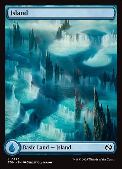 Island TDM-273 Tarkir: Dragonstorm Magic card
