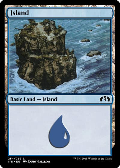 Island TPR-254 Tempest Remastered Magic card
