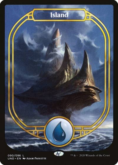 Island UND-90 Unsanctioned Magic card