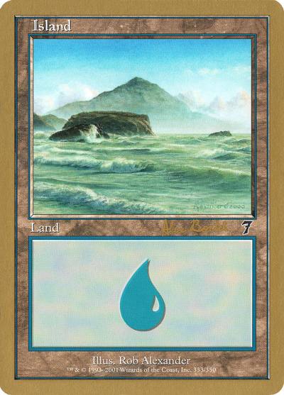 Island WC01-AB333 World Championship Decks 2001 Magic card