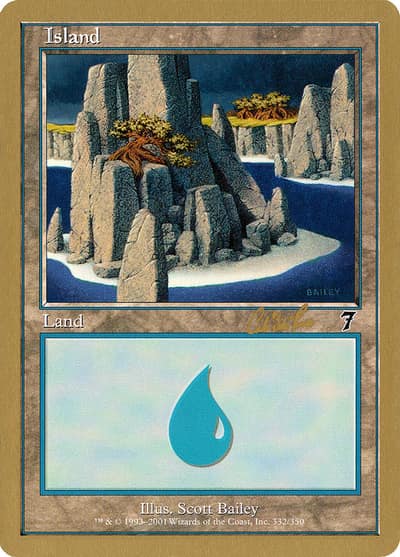Island WC02-CR332 World Championship Decks 2002 Magic card