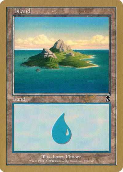 Island WC02-RL337B World Championship Decks 2002 Magic card