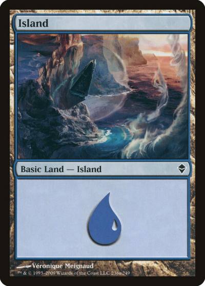 Island ZEN-236A Zendikar Magic card