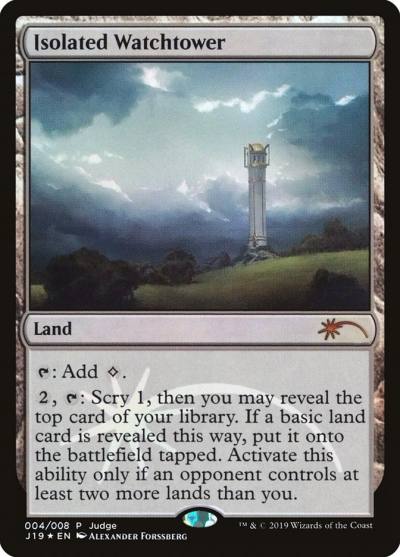 Isolated Watchtower J19-4 Judge Gift Cards 2019 Magic card