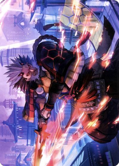 Isshin, Two Heavens as One // Isshin, Two Heavens as One ANEO-69 Neon Dynasty Art Series Magic card