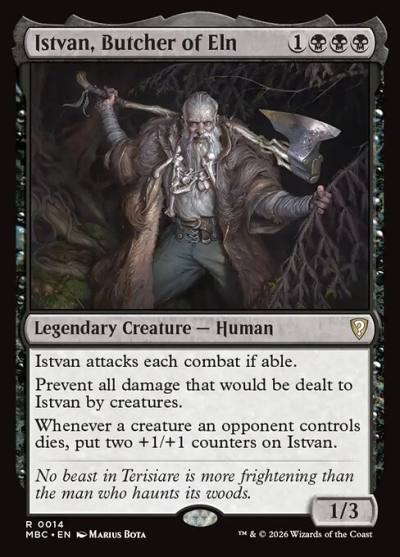 Istvan, Butcher of Eln MBC-14 Mystery Booster Commander Edition Magic card
