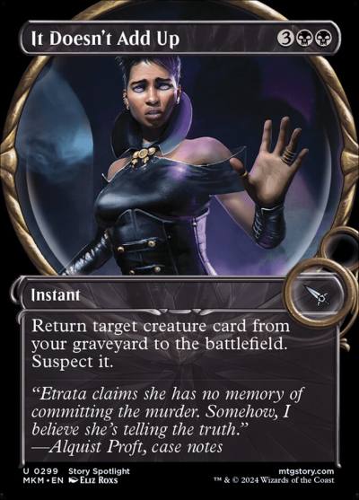 It Doesn't Add Up MKM-299 Murders at Karlov Manor Magic card