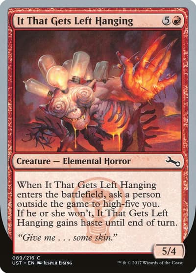 It That Gets Left Hanging 89 Unstable Magic card