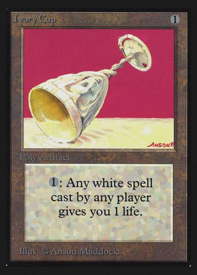 Ivory Cup CEI-252 Intl. Collectors' Edition Magic card