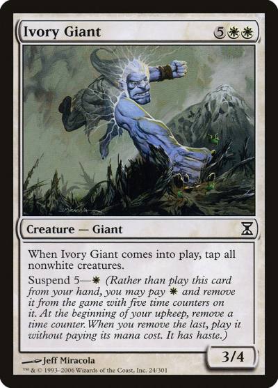 Ivory Giant TSP-24 Time Spiral Magic card