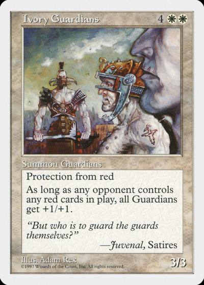 Ivory Guardians 5ED-40 Fifth Edition Magic card
