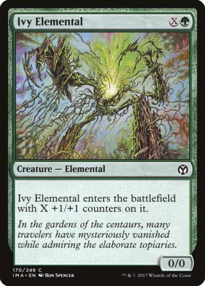 Ivy Elemental IMA-170 Iconic Masters Magic card