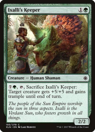 Ixalli's Keeper 193 Ixalan Magic card