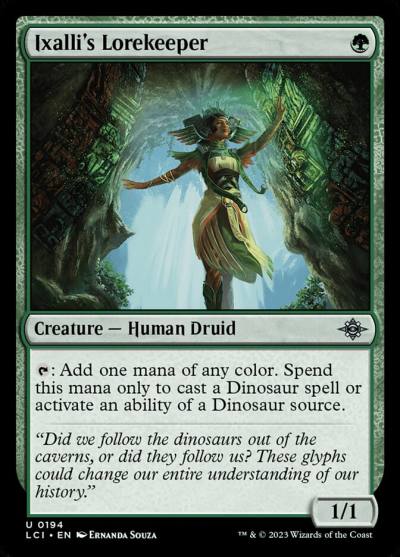 Ixalli's Lorekeeper 194 The Lost Caverns of Ixalan Magic card