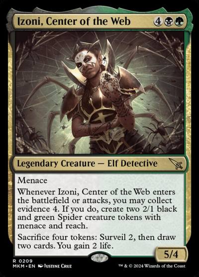 Izoni, Center of the Web MKM-209 Murders at Karlov Manor Magic card