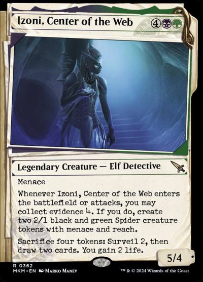 Izoni, Center of the Web MKM-362 Murders at Karlov Manor Magic card