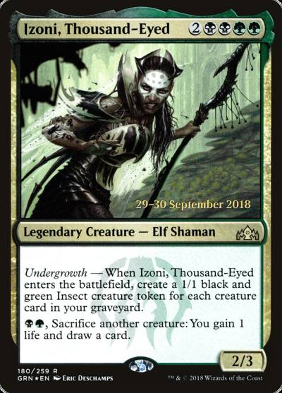 Izoni, Thousand-Eyed PGRN-180S Guilds of Ravnica Promos Magic card
