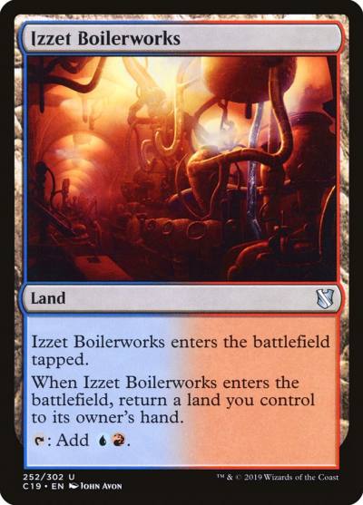 Izzet Boilerworks C19-252 Commander 2019 Magic card