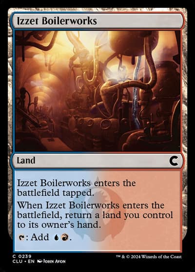 Izzet Boilerworks CLU-239 Ravnica: Clue Edition Magic card