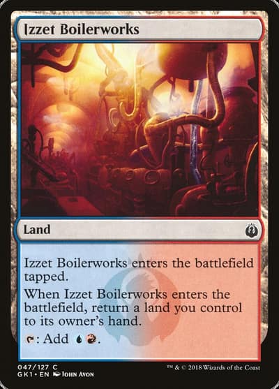 Izzet Boilerworks GK1-47 GRN Guild Kit Magic card