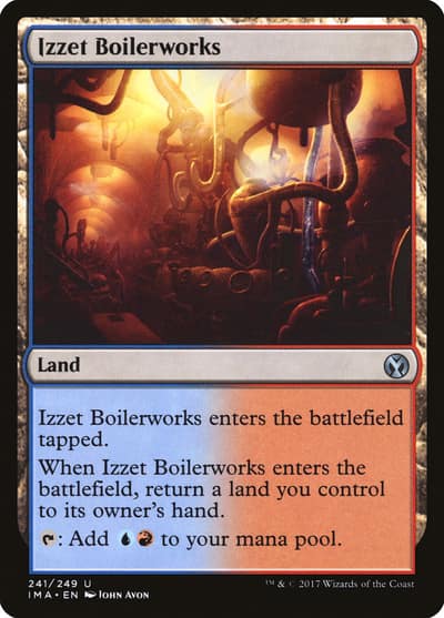 Izzet Boilerworks IMA-241 Iconic Masters Magic card