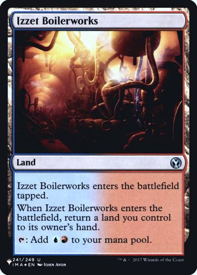 Izzet Boilerworks PLST-IMA-241 The List Magic card