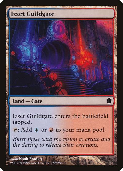Izzet Guildgate C13-297 Commander 2013 Magic card