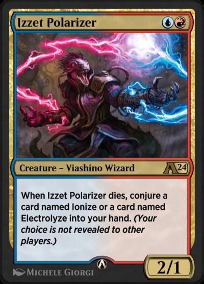 Izzet Polarizer YMKM-24 Alchemy: Murders at Karlov Manor Magic card