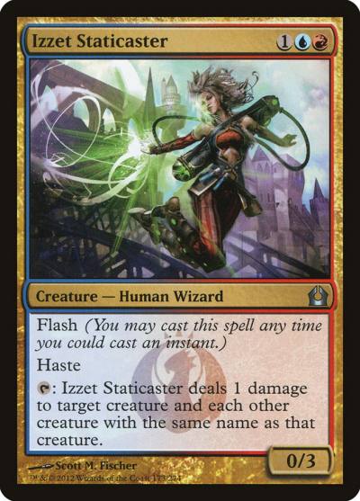 Izzet Staticaster 173 Return to Ravnica Magic card