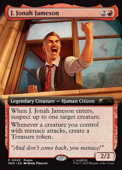 J. Jonah Jameson PSPM-3A Marvel's Spider-Man Promos Magic card