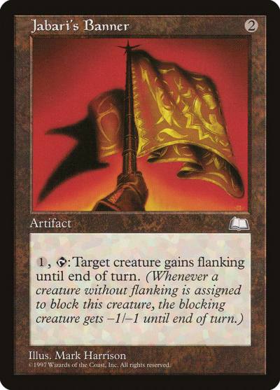Jabari's Banner WTH-150 Weatherlight Magic card